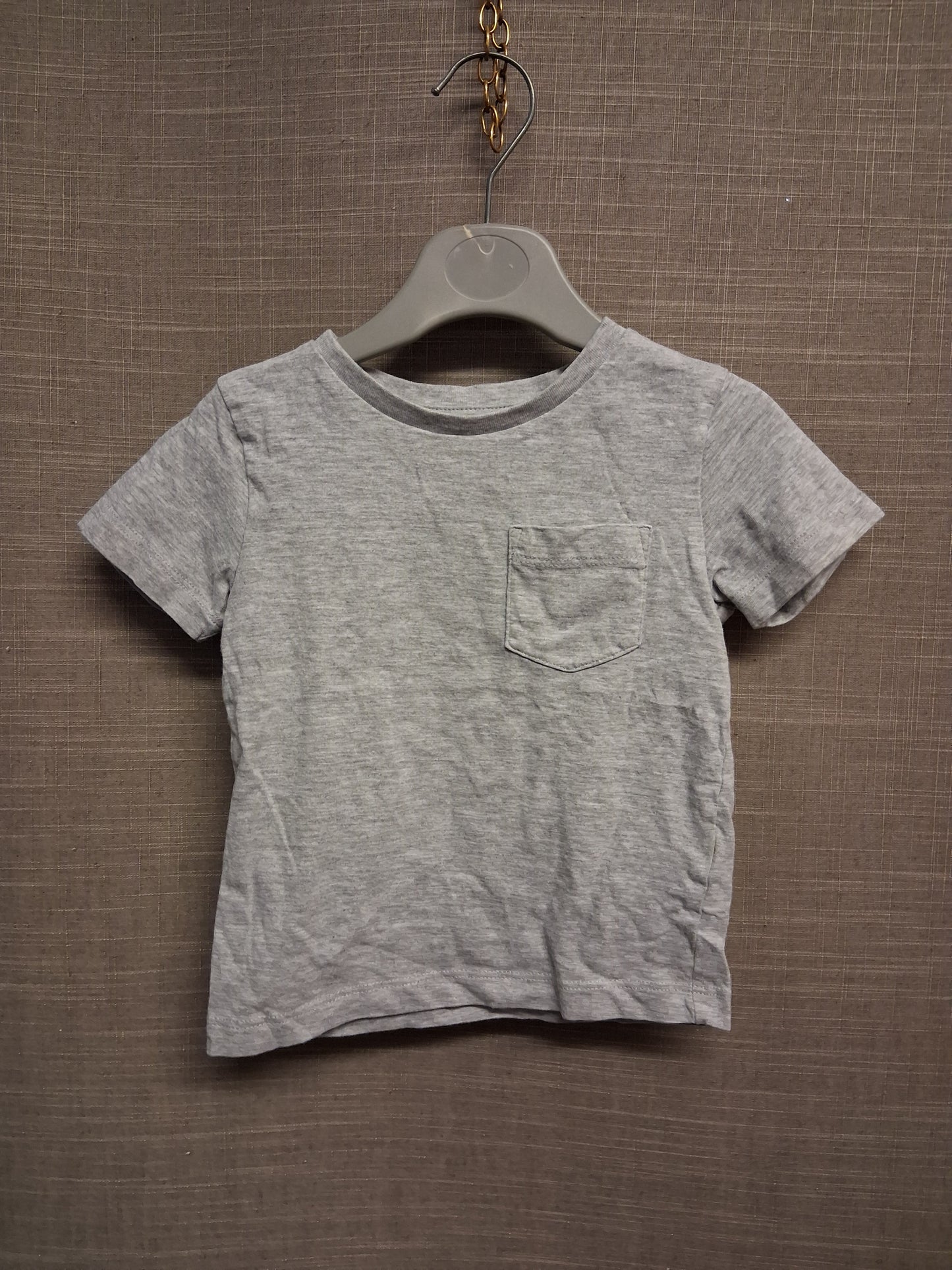 Next Boys Grey Short Sleeve Jersey T-Shirt Age 9-12 Months