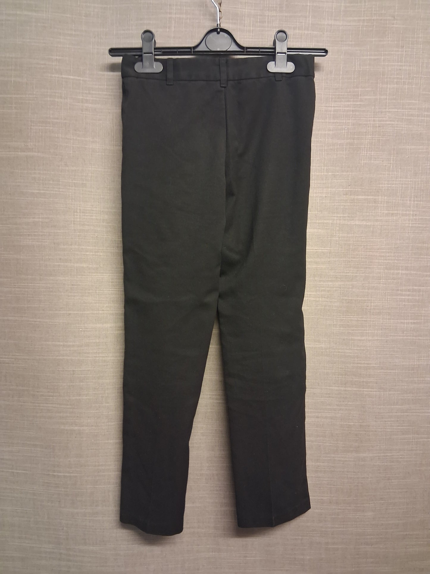 George Boys Black School Trousers Age 9-10 Years