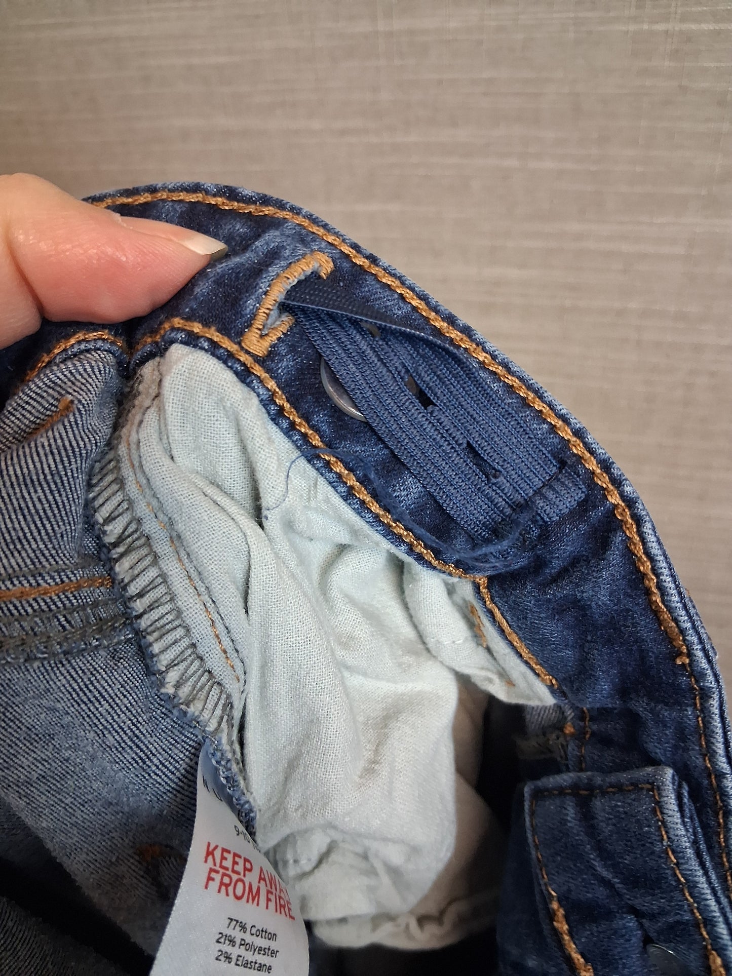 Nutmeg Boys Blue Denim Skinny Jeans Age 9-10 Years