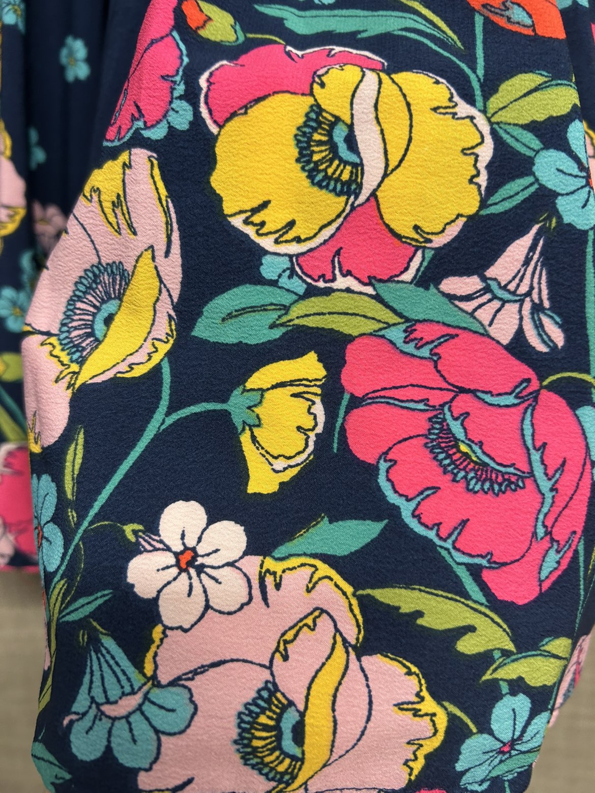 Monsoon Blue Floral Summer Dress Short Sleeve Age 4 Years