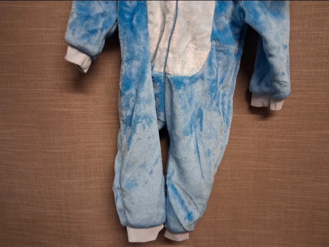 Michley Blue Monster Stitch Onesie All in One Age 12 Months