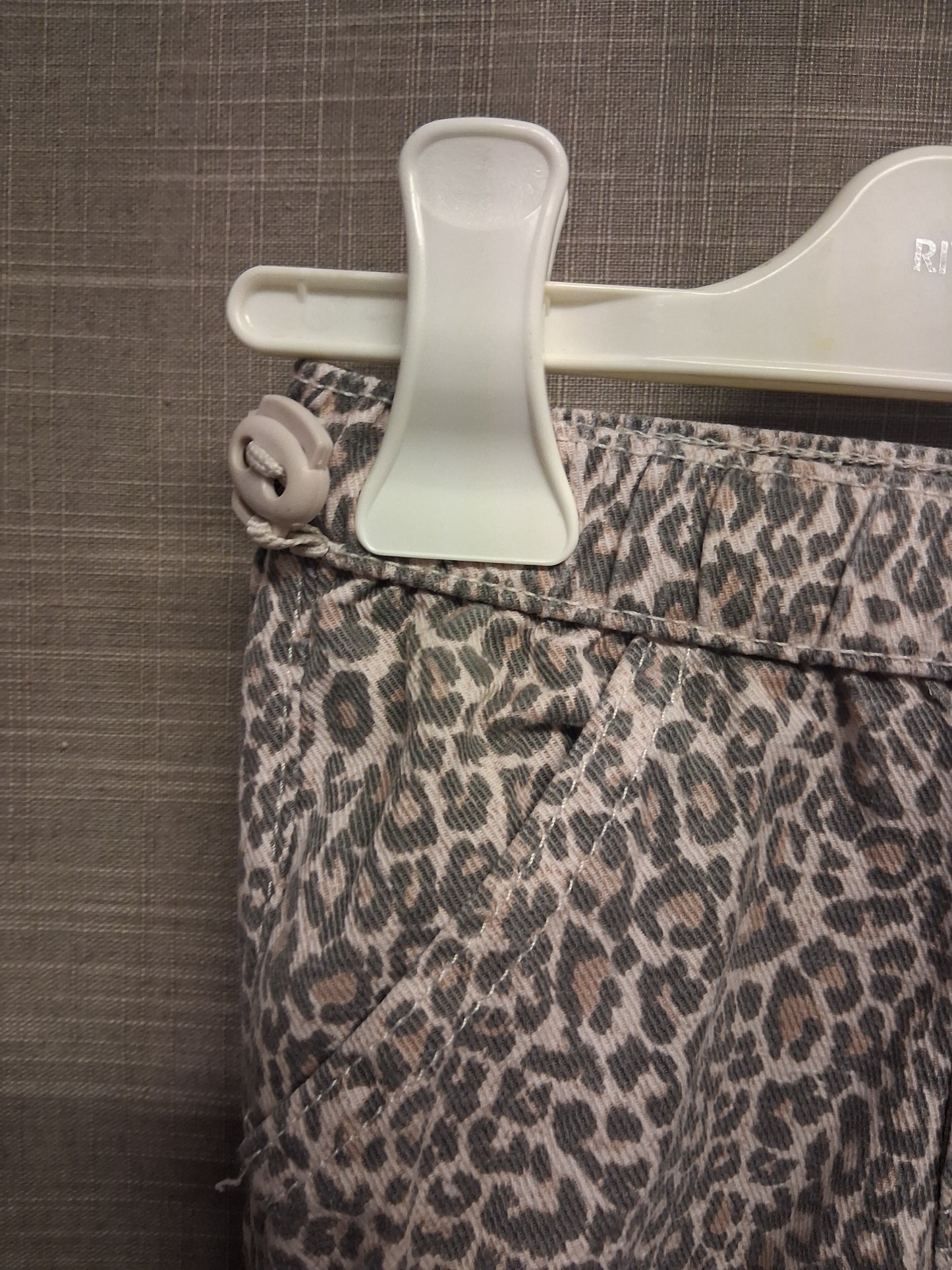Marks and Spencer Animal Print Beige Cargo Jeans Age 2-3 Years