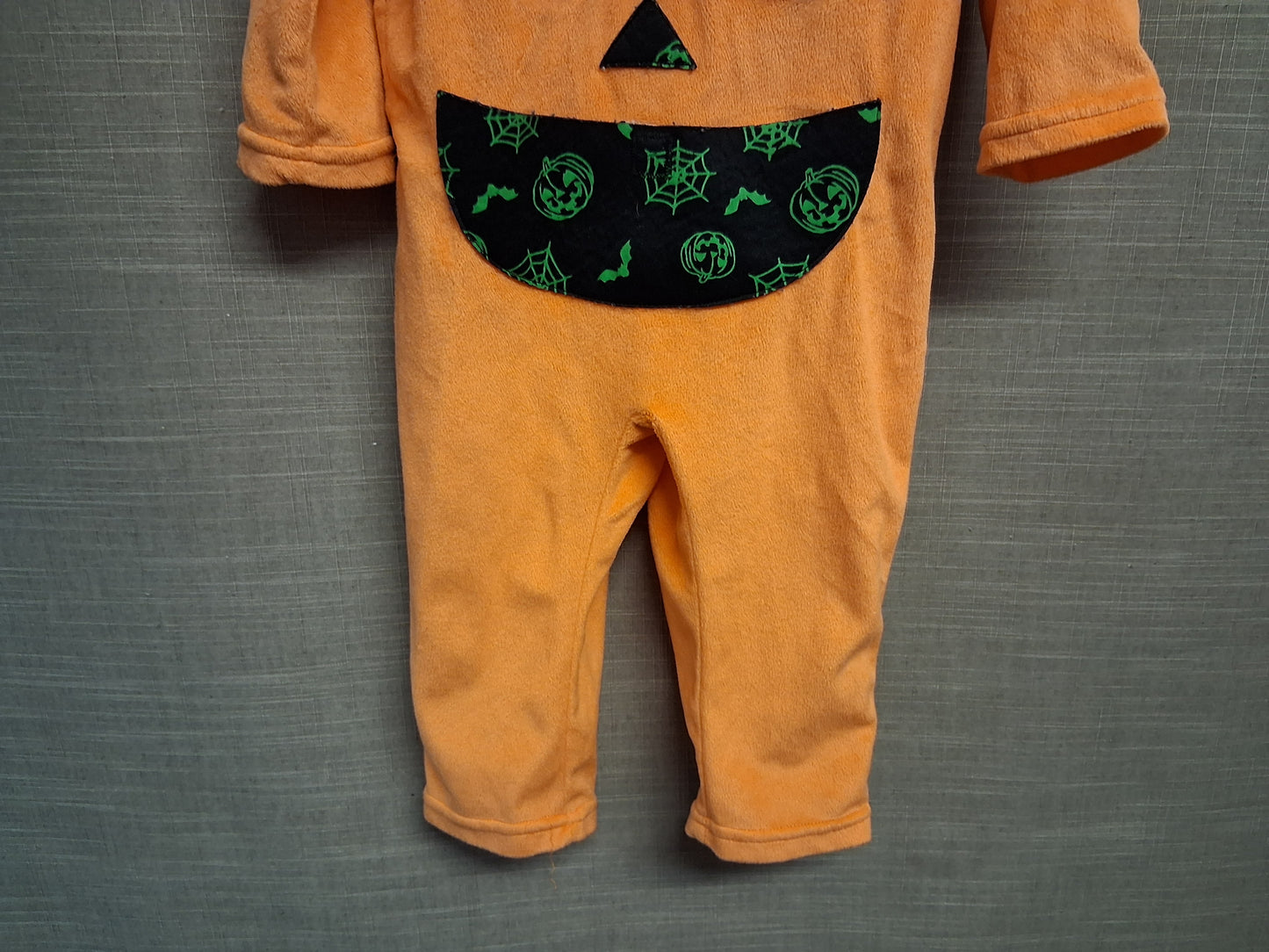 George Halloween Pumpkin One Piece Costume Orange Age 12-18 Months