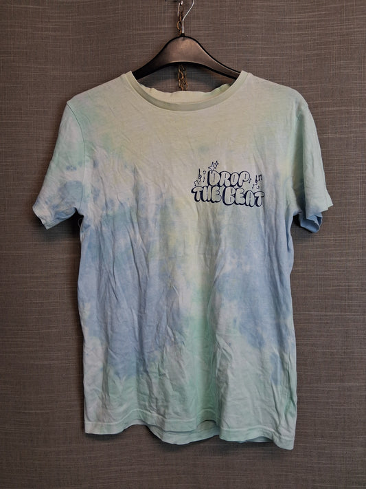 Drop the Beat Boys Tie Dye Graphic Print Back T-Shirt Age 13-14 Years