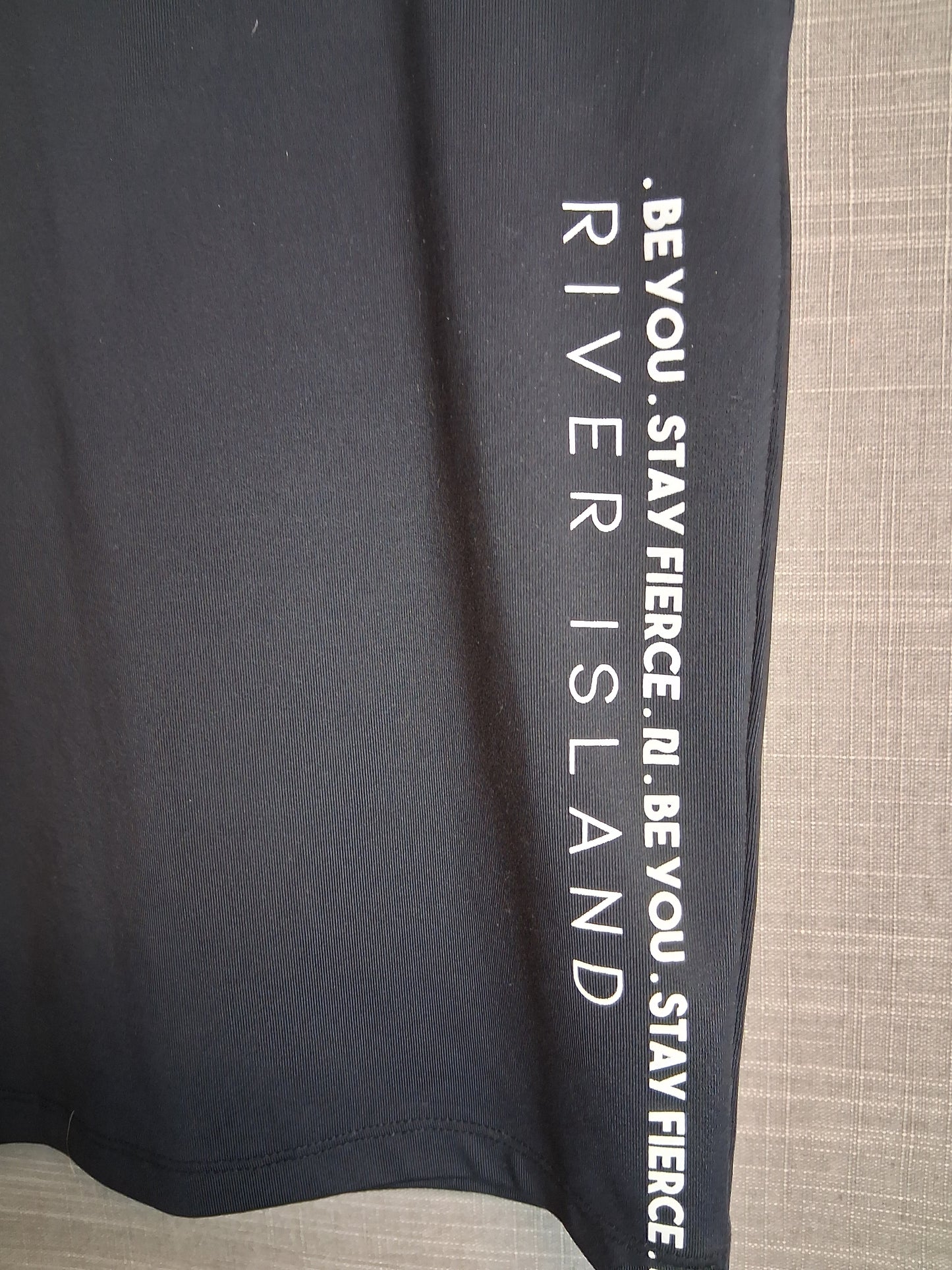 River Island Midi Skirt Black Stretch Age 5-6 Years