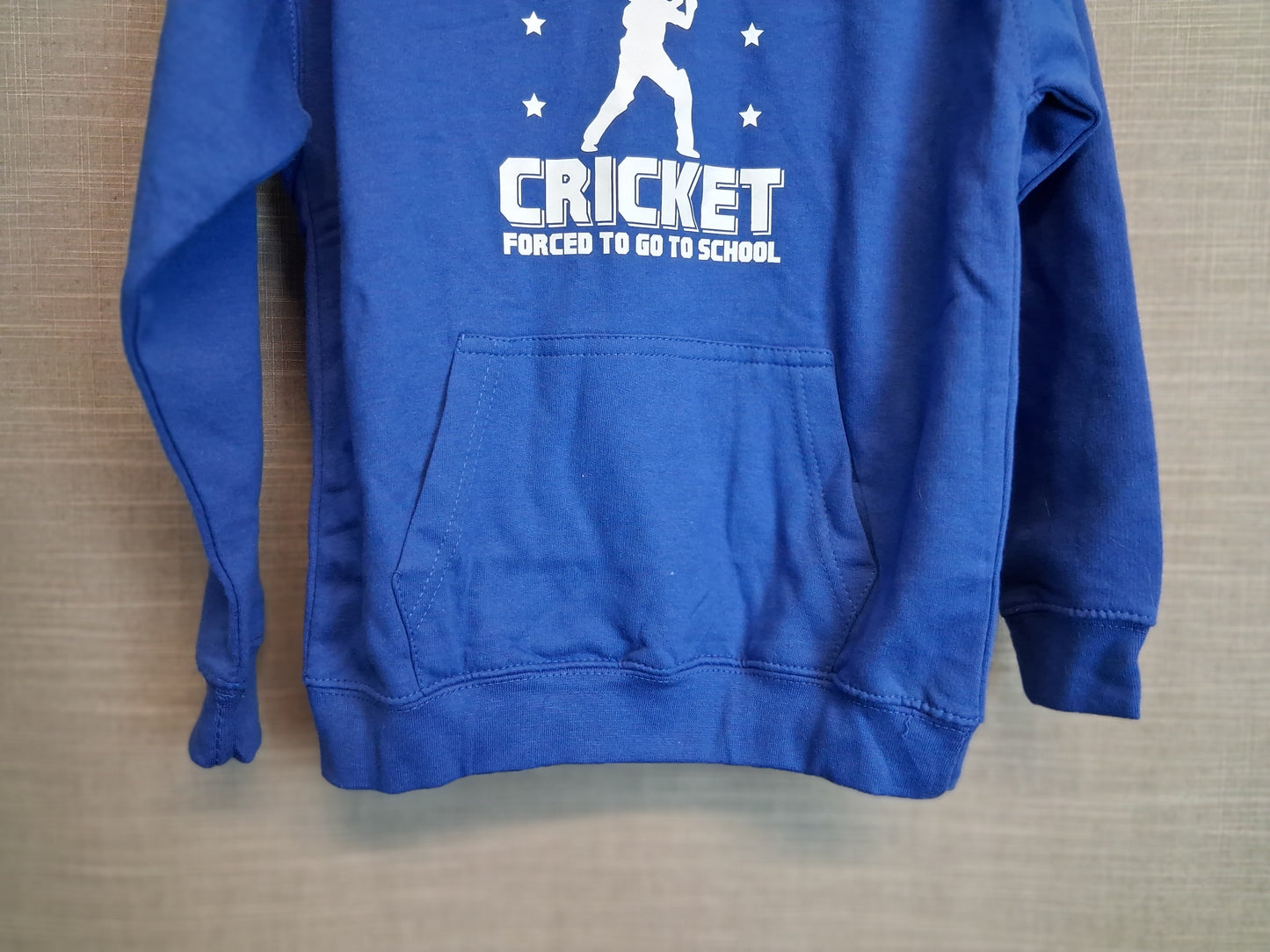 Just Hoods Boys Cricket Hoodie Blue Age 7-8 Years