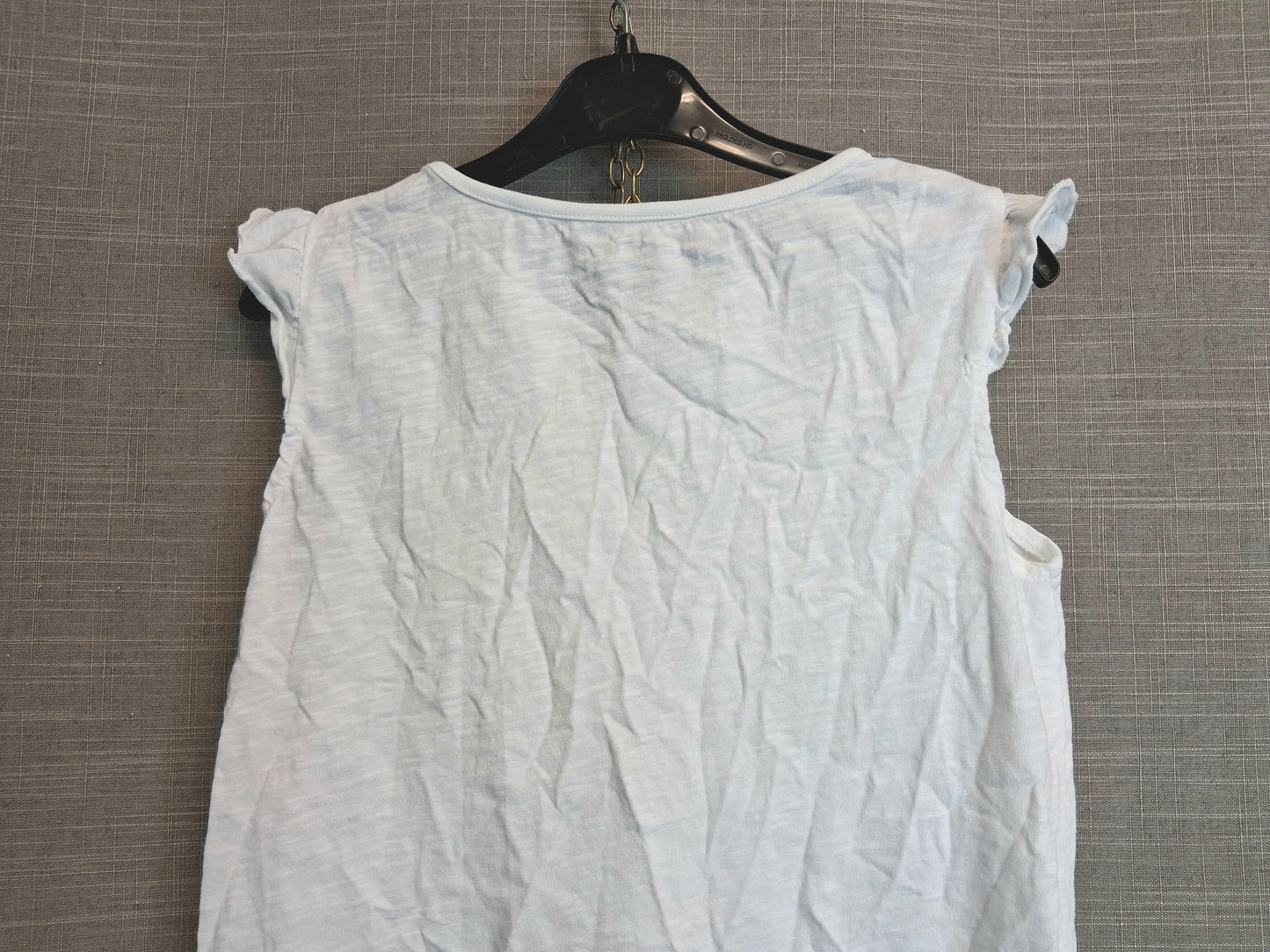 Nutmeg White Sleeveless Jersey T-Shirt Age 9-10 Years