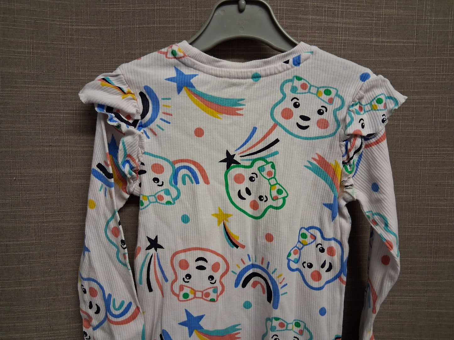 George Girls "Pudsey" Children in Need Long Sleeve White Blush Age 3-4 Years