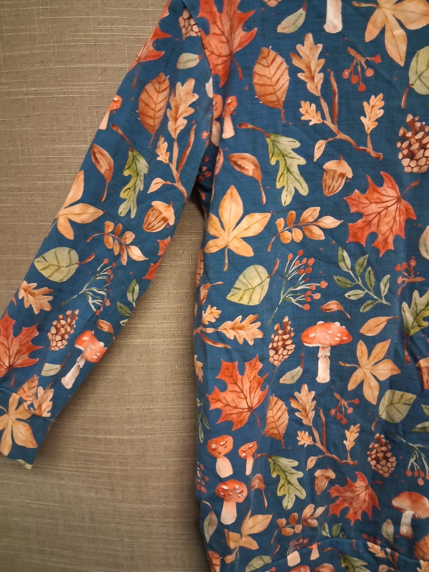 Rocket & Patch Girls Autumnal Print Jersey Jumper Dress Age 3-4 Years