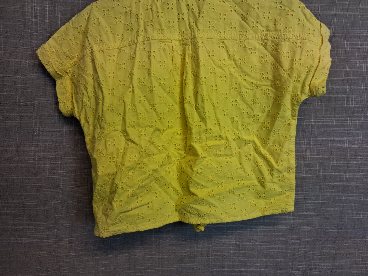 TU Girls Tie Front Blouse Short Sleeve Age 8 Years