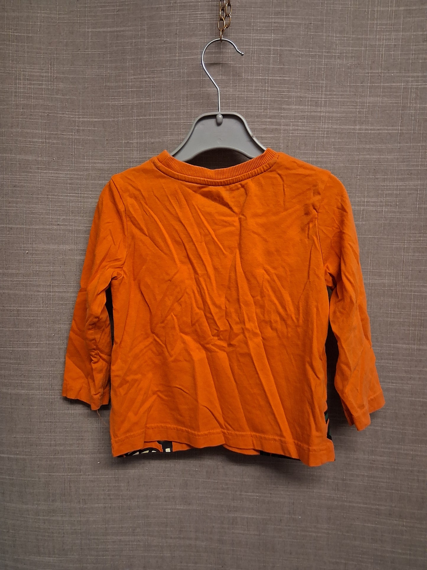 F&F Minions Theme Halloween Long Sleeve T-Shirt Orange Age 18-24 Months