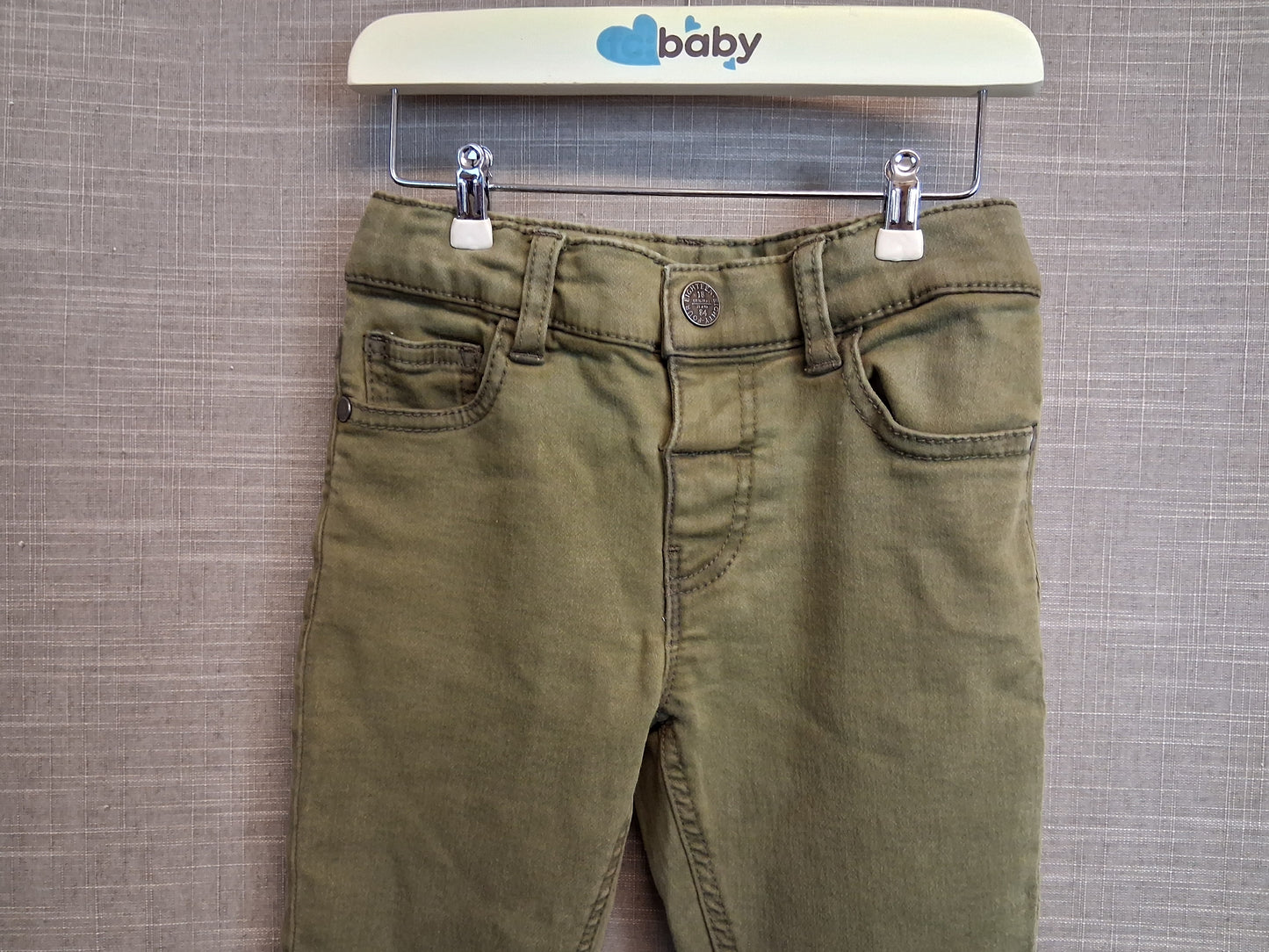 Marks & Spencer Boys Khaki Jeans Age 4-5 Years