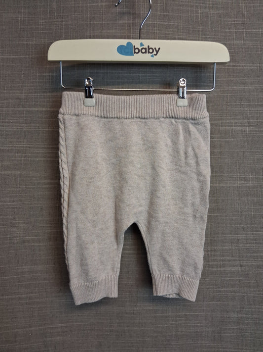 TU Boys Beige Knitted Trousers Age Newborn