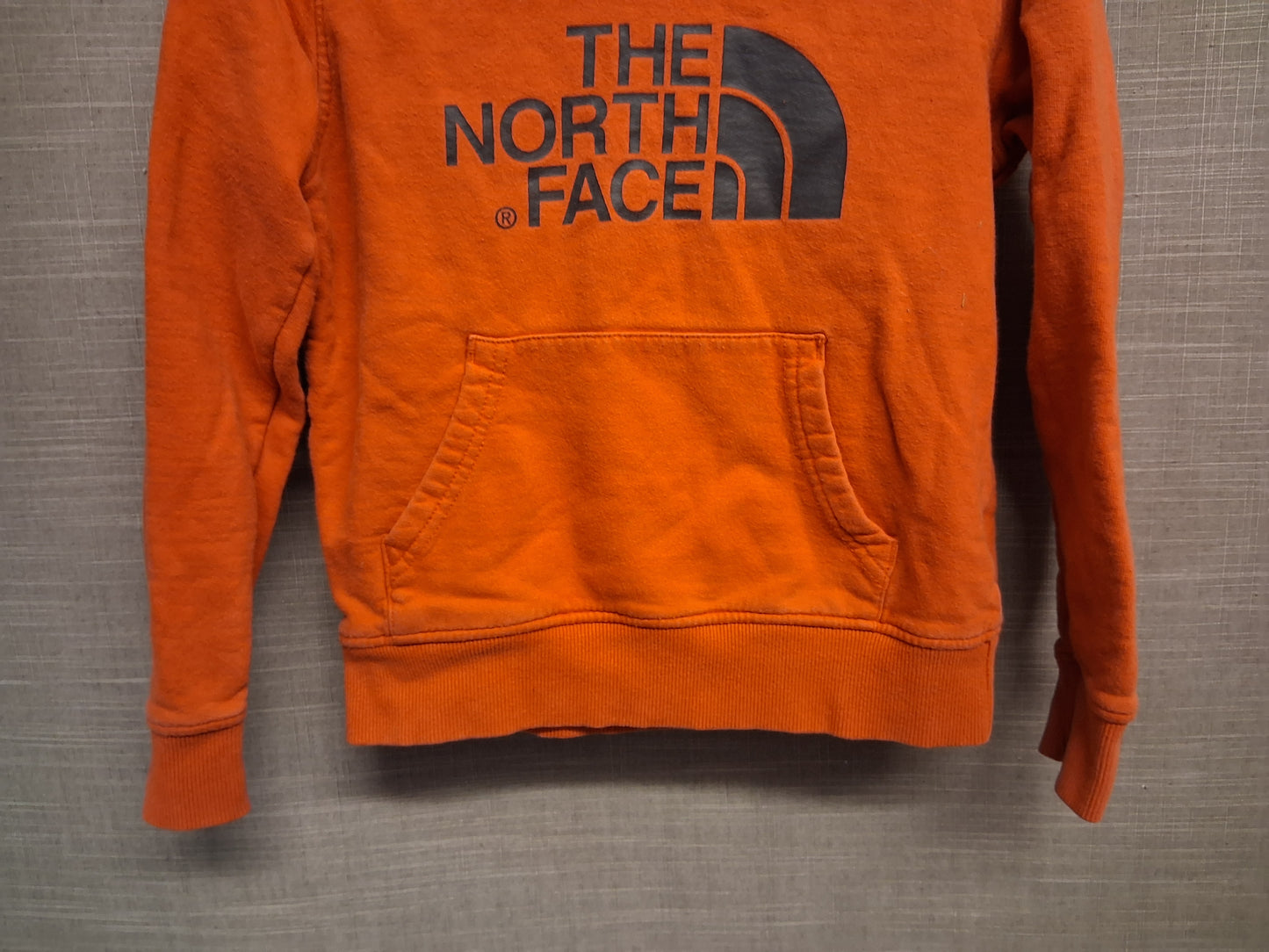 The North Face Hoodie Orange/Red Sweater Age 6-7 Years (S)
