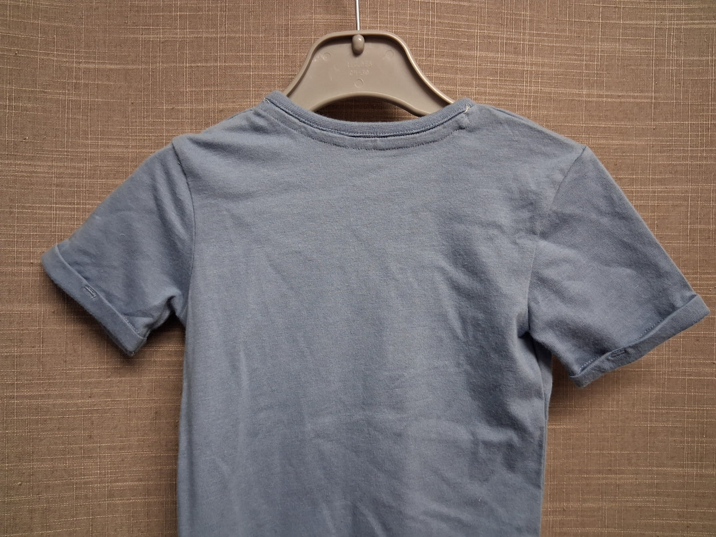 George Boys Blue Whale Print Short Sleeve T-Shirt Age 3-6 Months