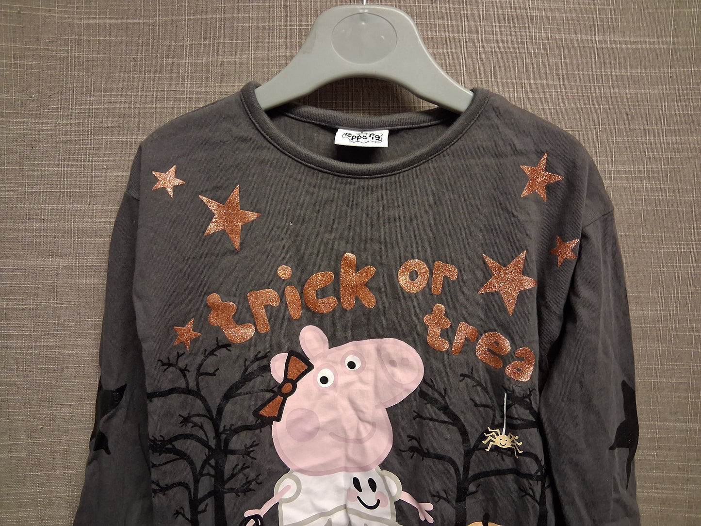 George Girls Halloween Peppa Pig Long Sleeve T-Shirt Age 3-4 Years