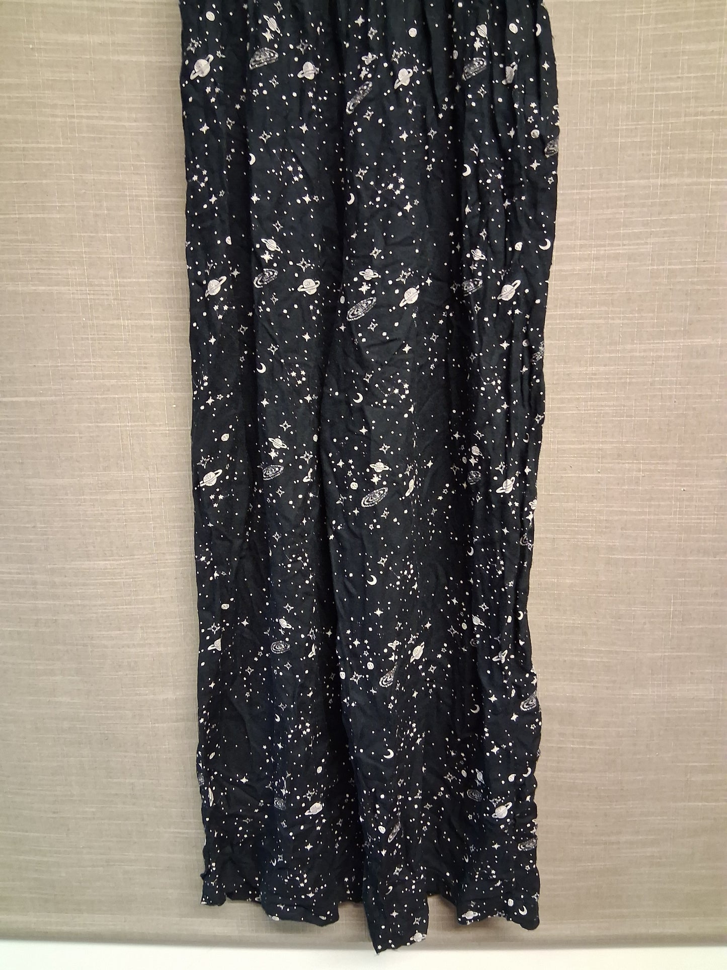Marks & Spencer Girls Black Space Theme Short Sleeve  Jumpsuit Age 10-11 Years