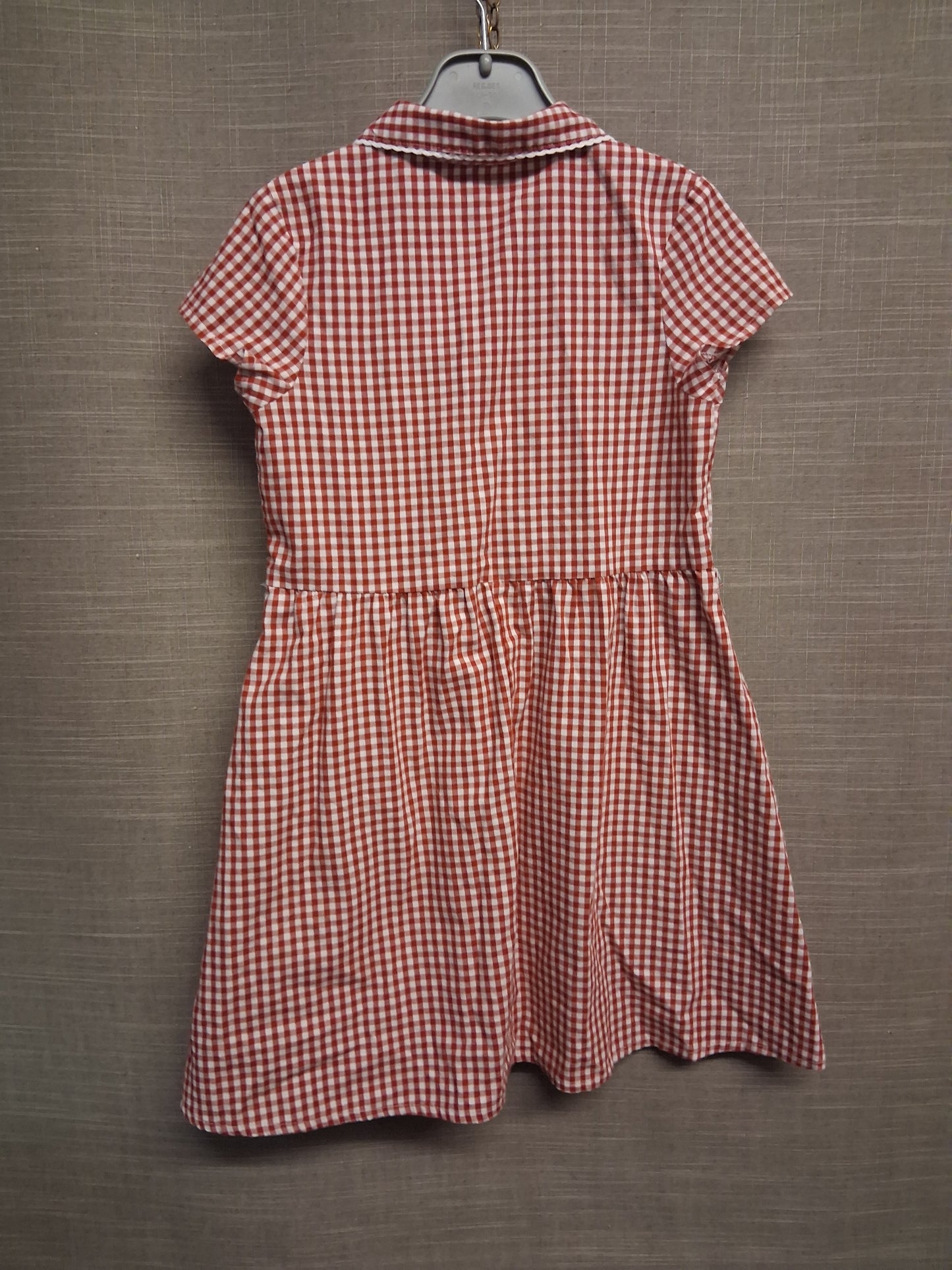 Nutmeg Girls Red Gingham Dress Age 5-6 Years