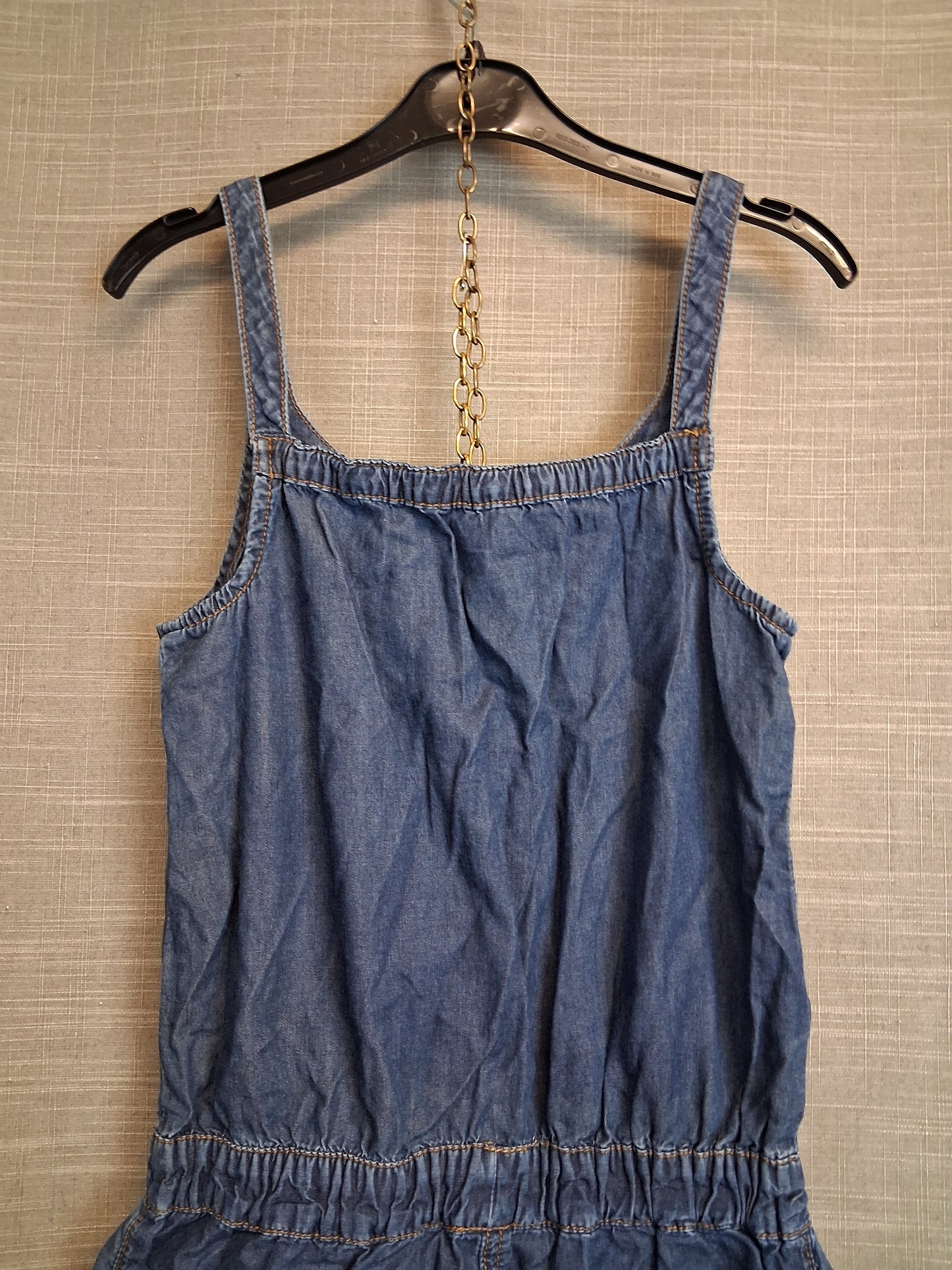 George Girls Denim Playsuit Age 10-11 Years