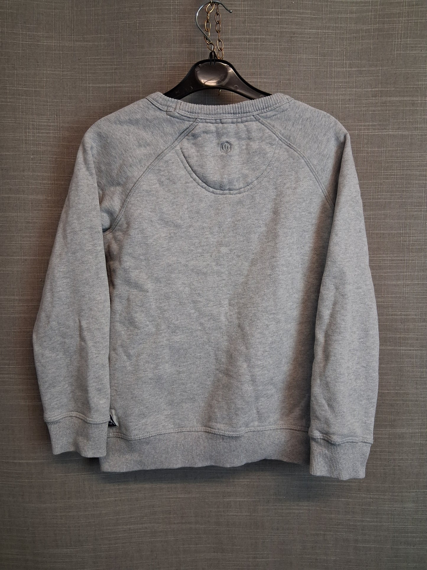 Fat Face Boys Sweater Grey Bear Graphic Print Age 8-9 Years