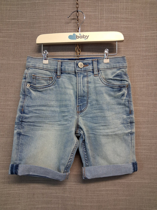 Next Boys Blue Denim Shorts Jorts Age 6 Years Adjustable Waist