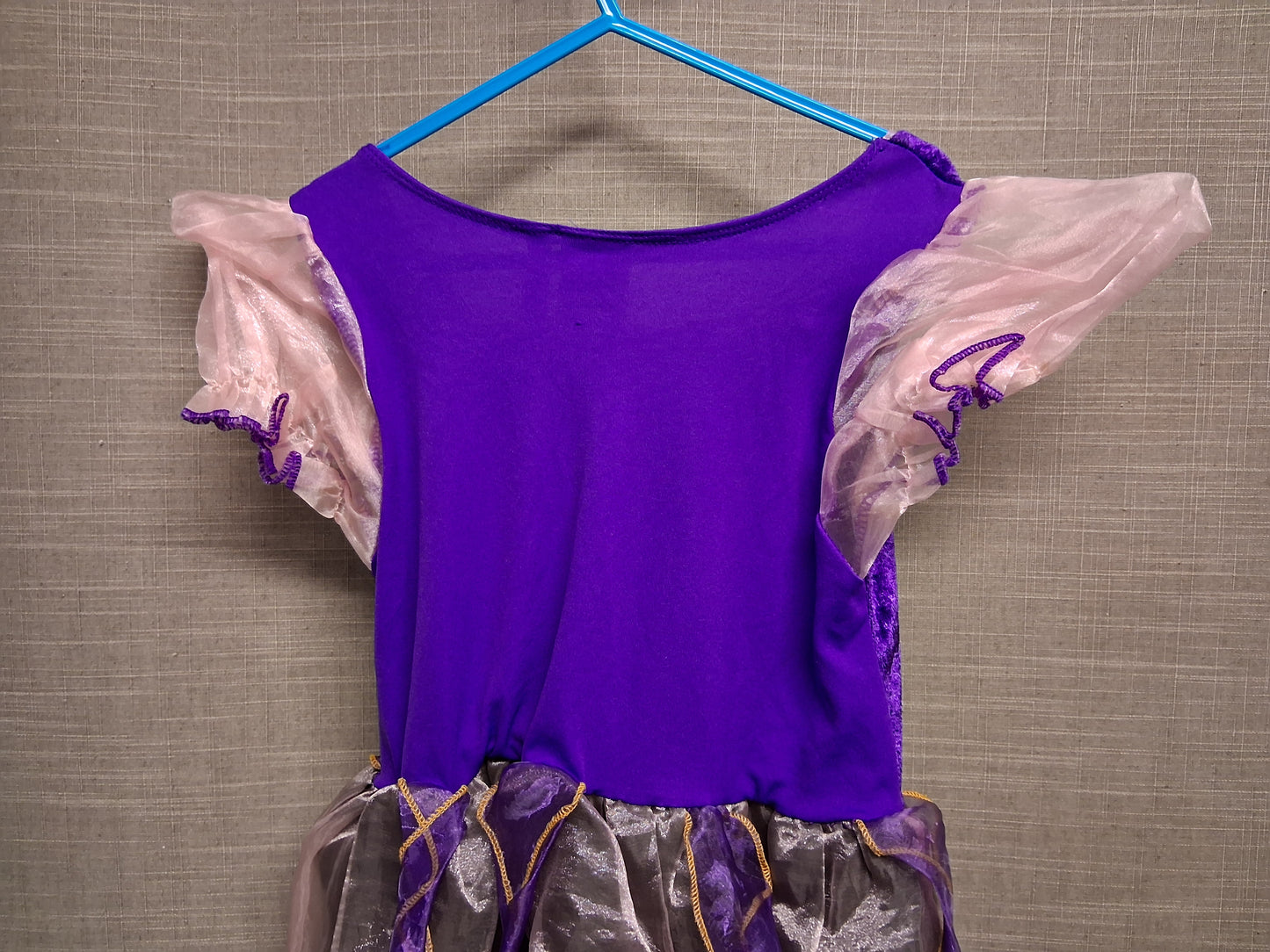 H&M Girls Halloween Witch Costume Purple and Black Age 6-8 Years