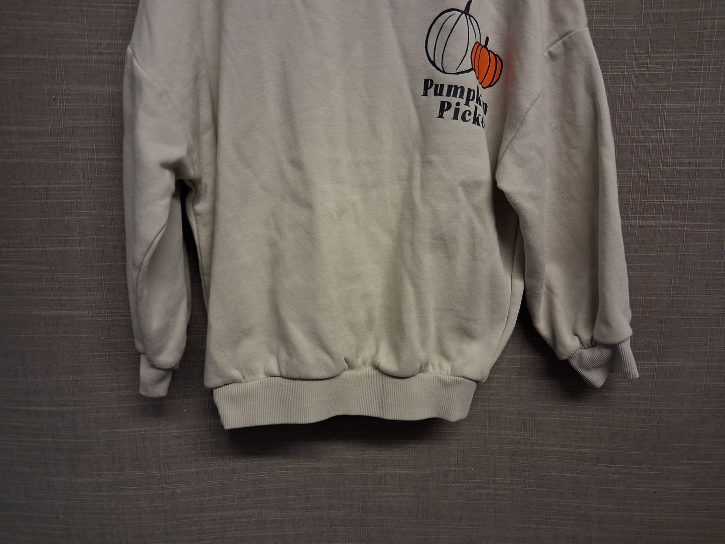 George Halloween Autumn No 1 Pumpkin Picker Beige Sweater Age 3-4 Years