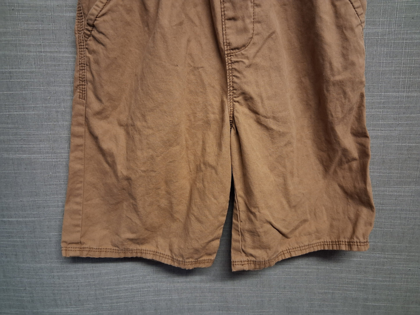 George Boys Brown Chino Shorts Elastic Waist Age 11-12 Years