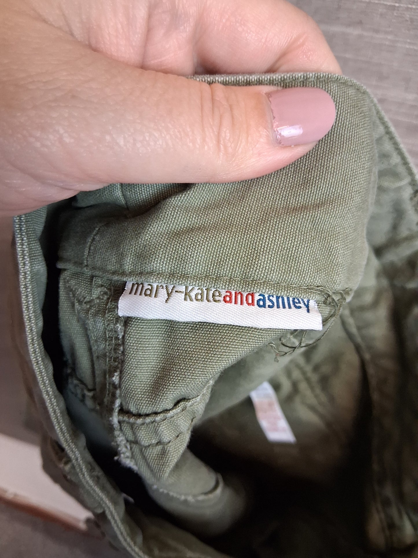 Mary-Kate and Ashley George Khaki Pencil Skirt Age 7-8 Years Vintage