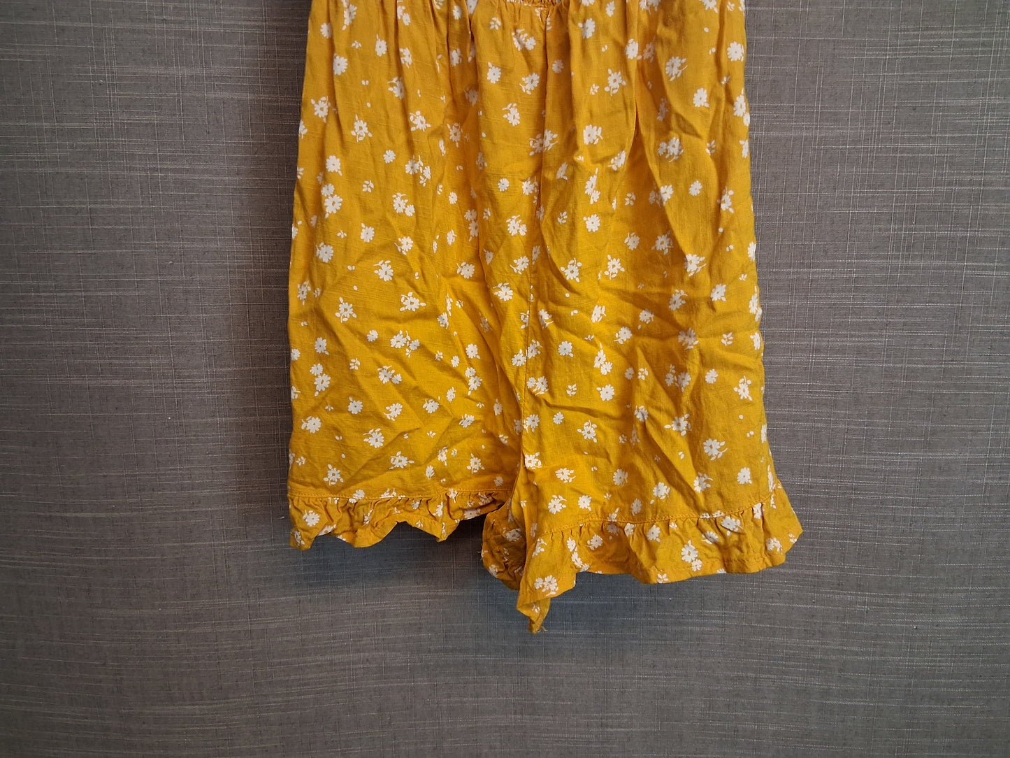 Matalan Yellow Floral Off the Shoulder Playsuit 10 Years