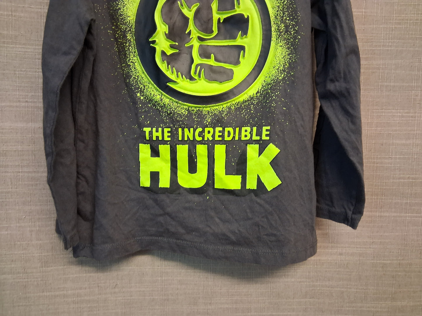 Marvel Boys The Hulk Grey Long Sleeve T-Shirt Age 5-6 Years