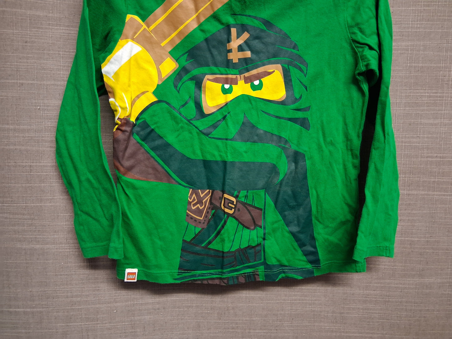 Lego H&M Ninja Boys Green Long Sleeve T-Shirt Age 4-6 Years