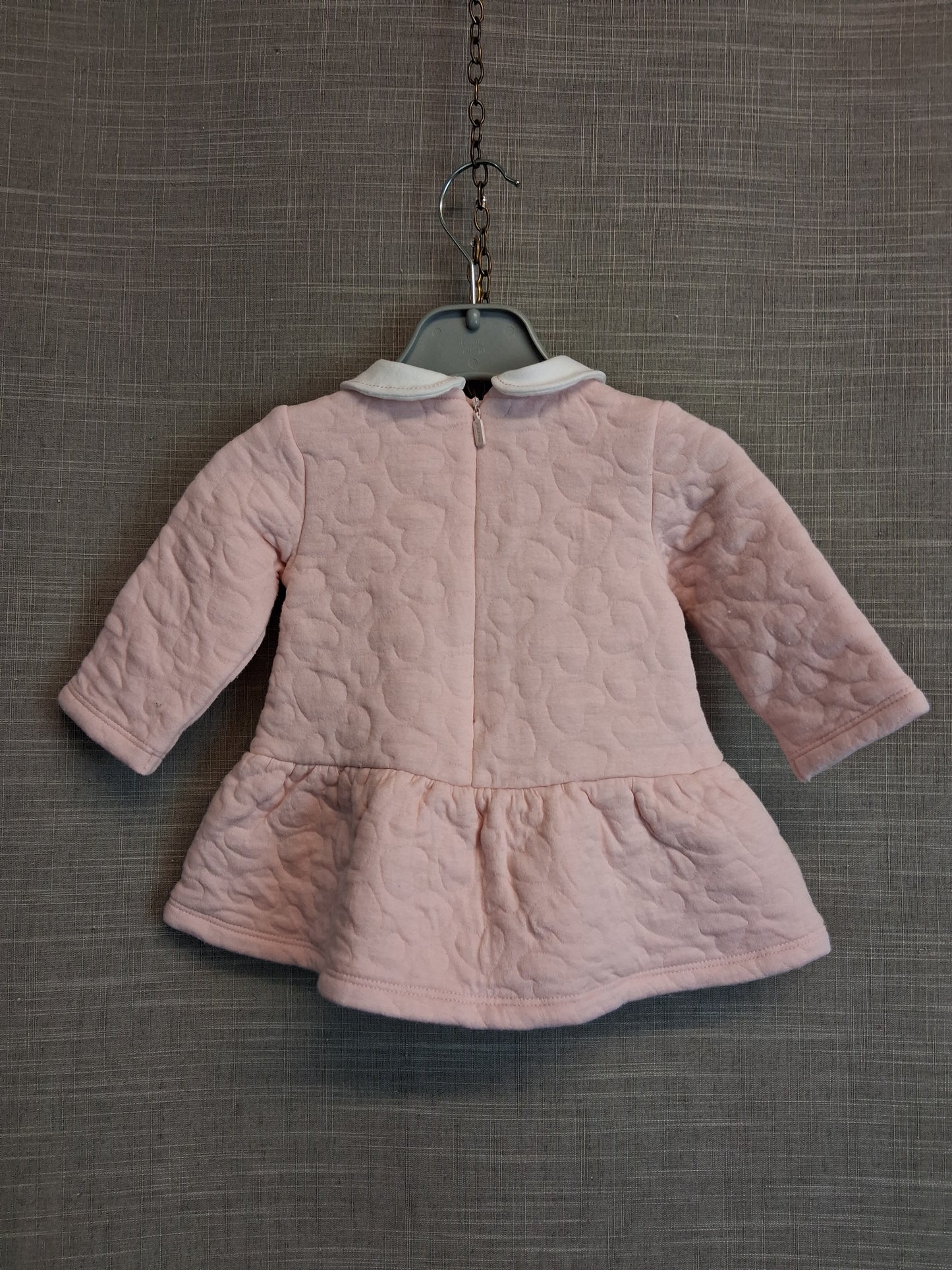 Mayoral Girls Pink Quilted Dress Age 2-4 Months