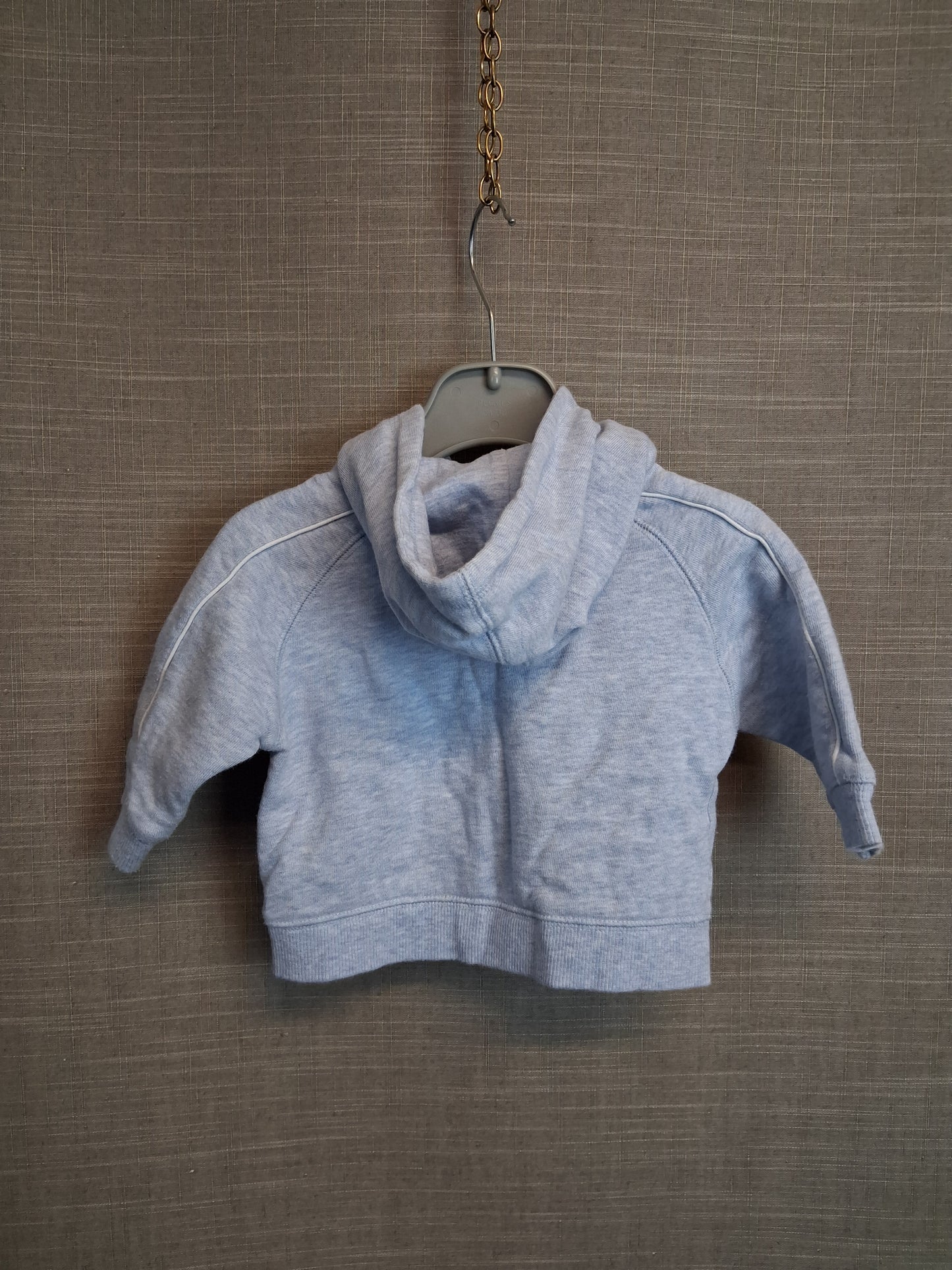 Next Boys Full Zip Hoodie Blue Age 3-6 Months