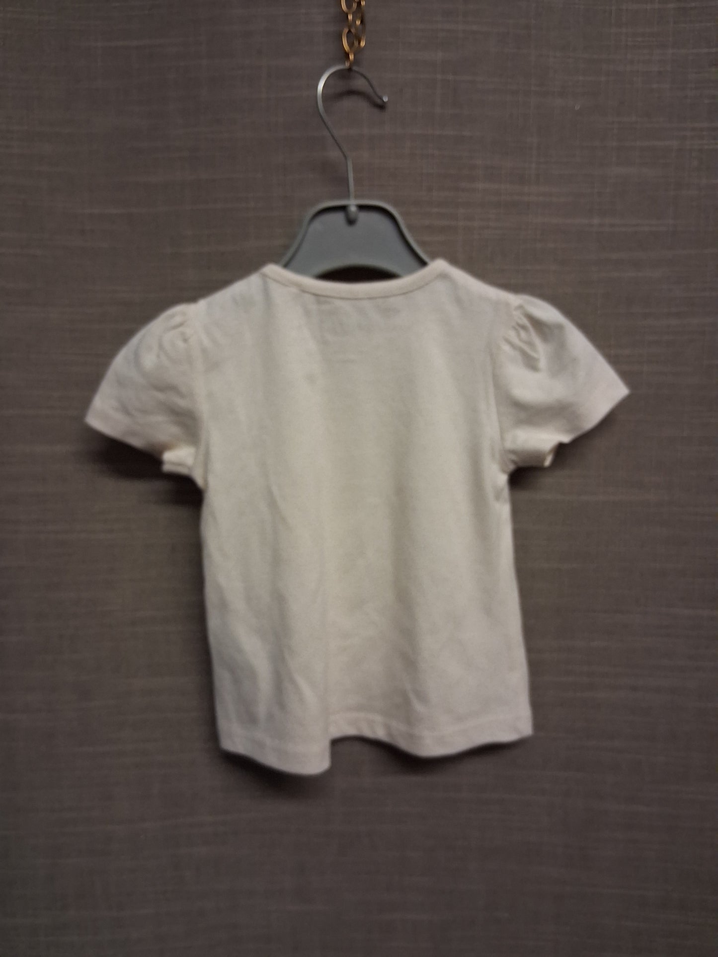 TU Girls 'I love my Mummy' Cream Short Sleeve T-Shirt Age 6-9 Months