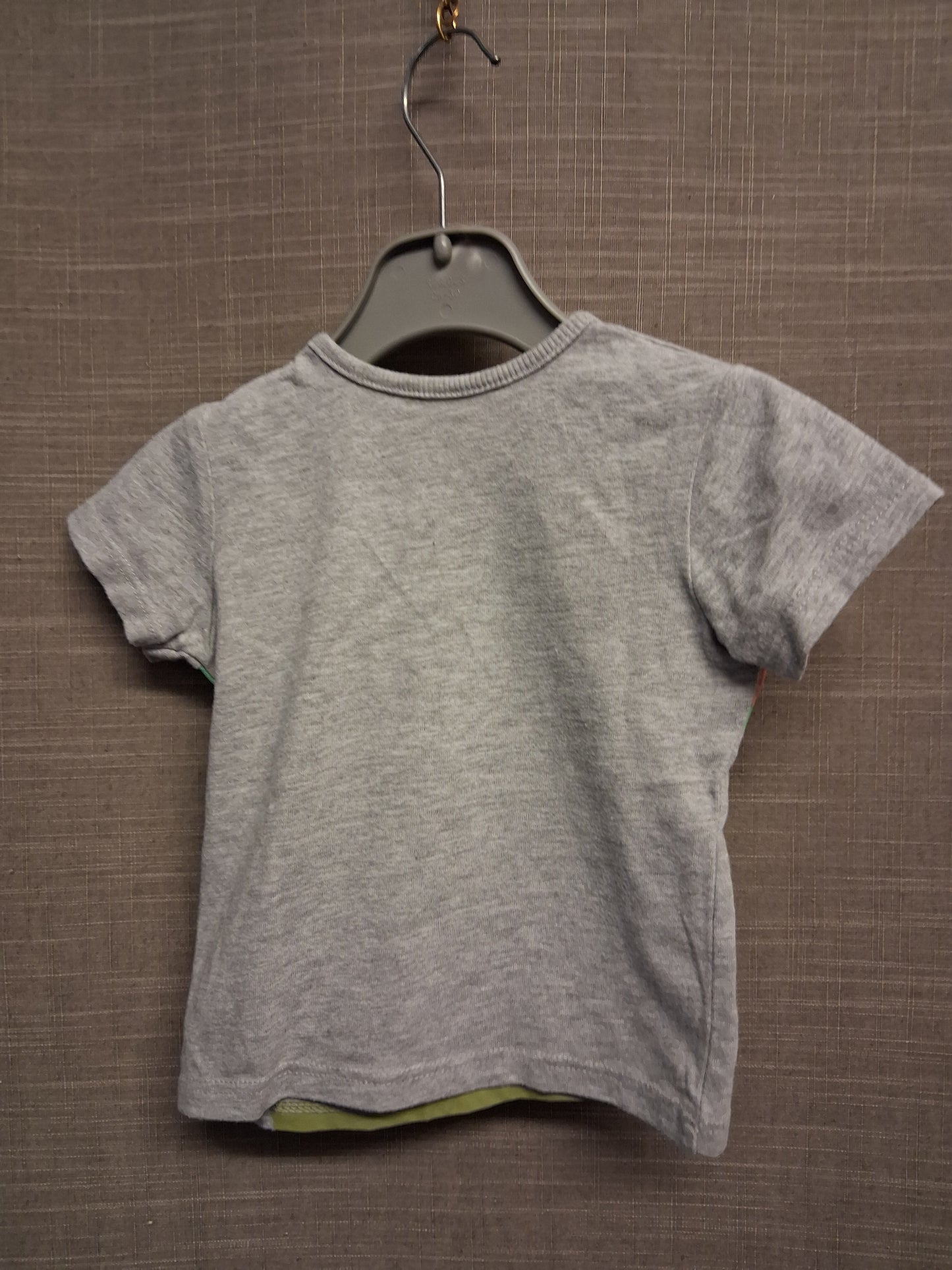George Star Wars Baby Yoda Grey Short Sleeve T-Shirt Age 6-9 Months