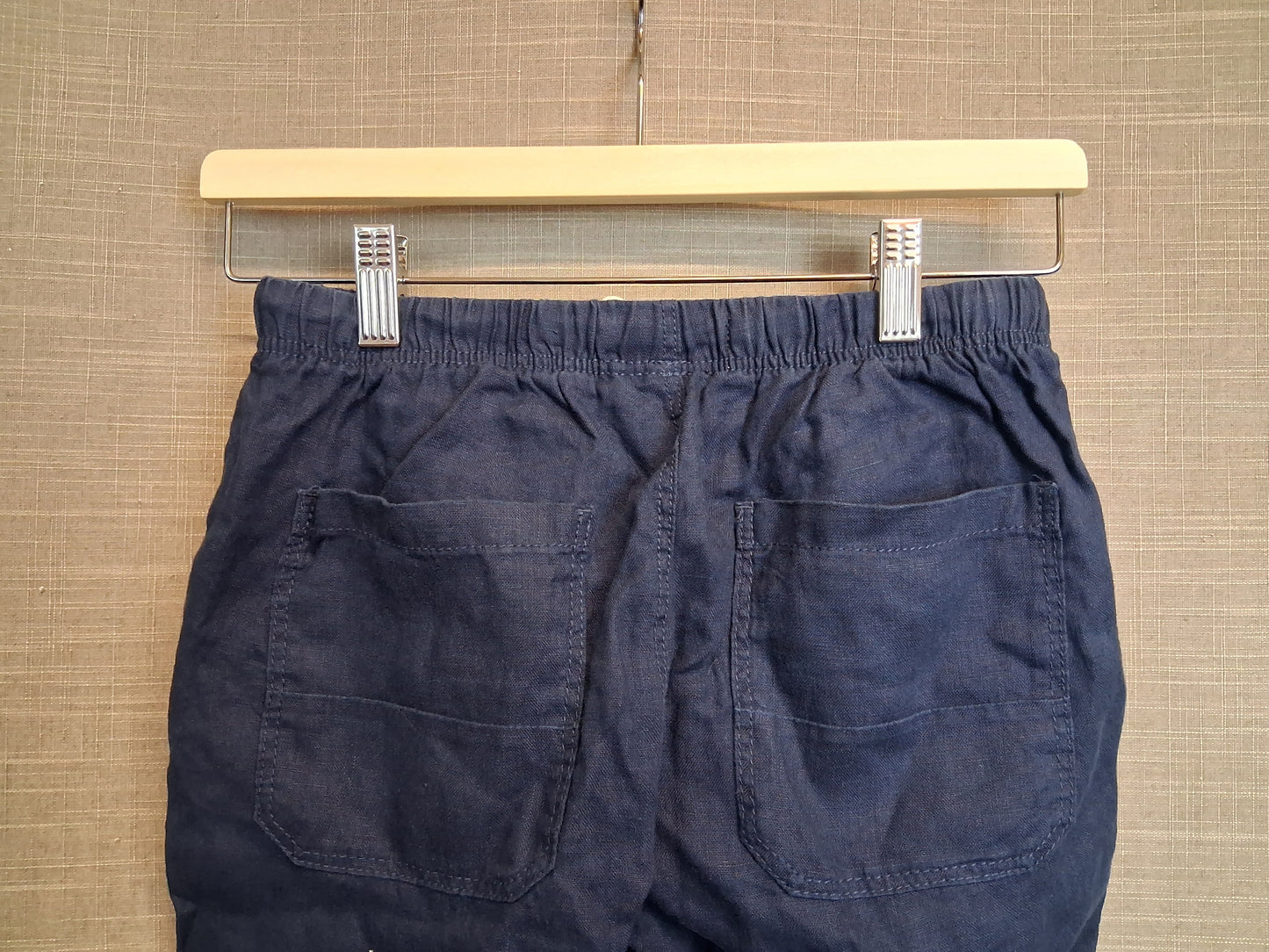 Next Boys 100% Linen Blue Shorts Age 11 Years