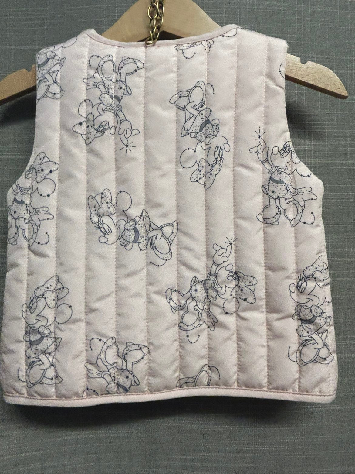 Primark Disney Minnie Mouse Pink Bodywarmer Gilet Age 6-9 Months Brand New