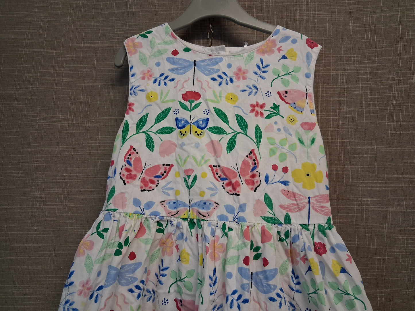 Nutmeg Girls Floral A Line Summer Dress Age 6-7 Years