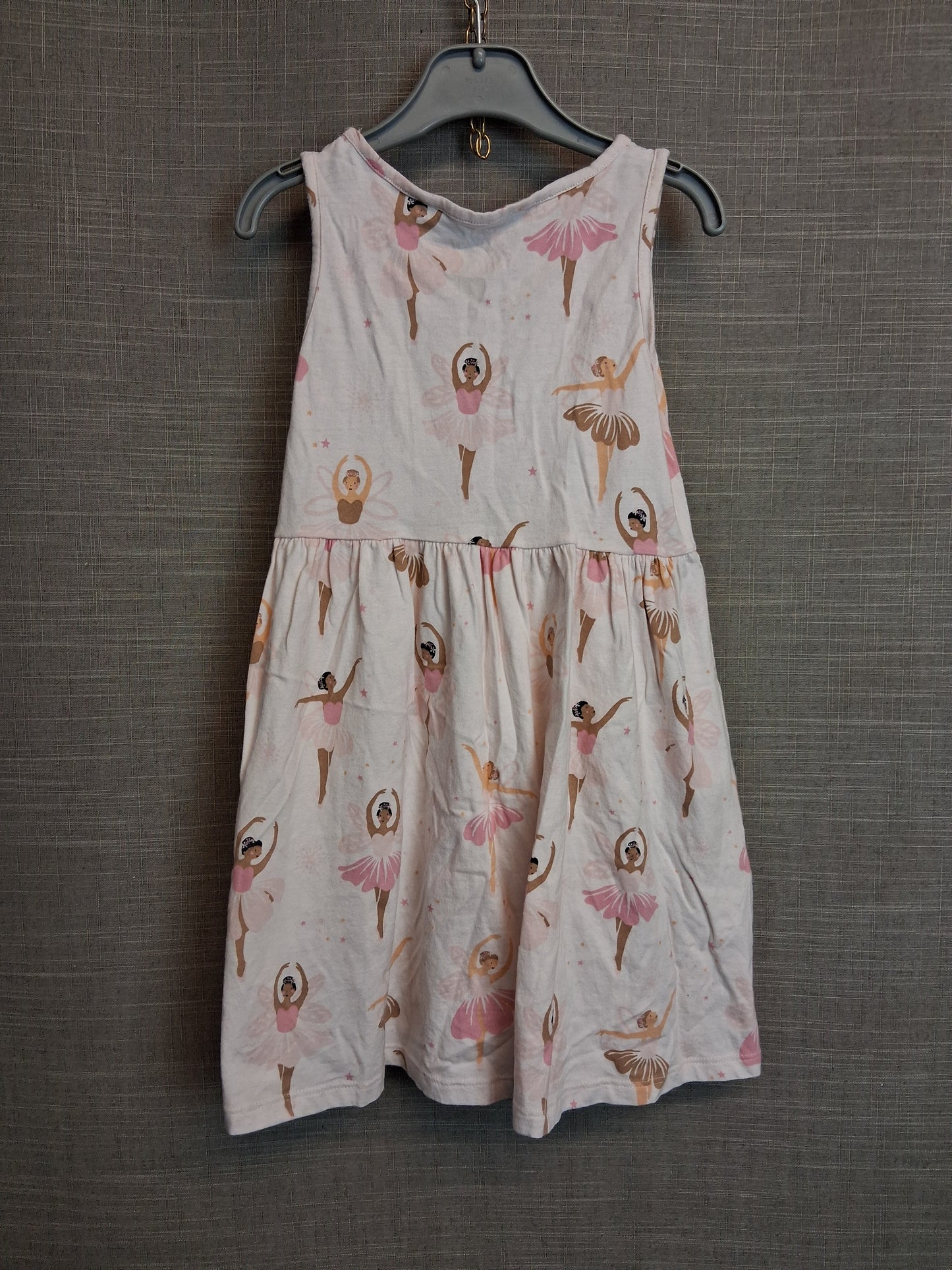 F&F Girls Sundress Sleeveless Ballerina Theme Age 5-6 Years