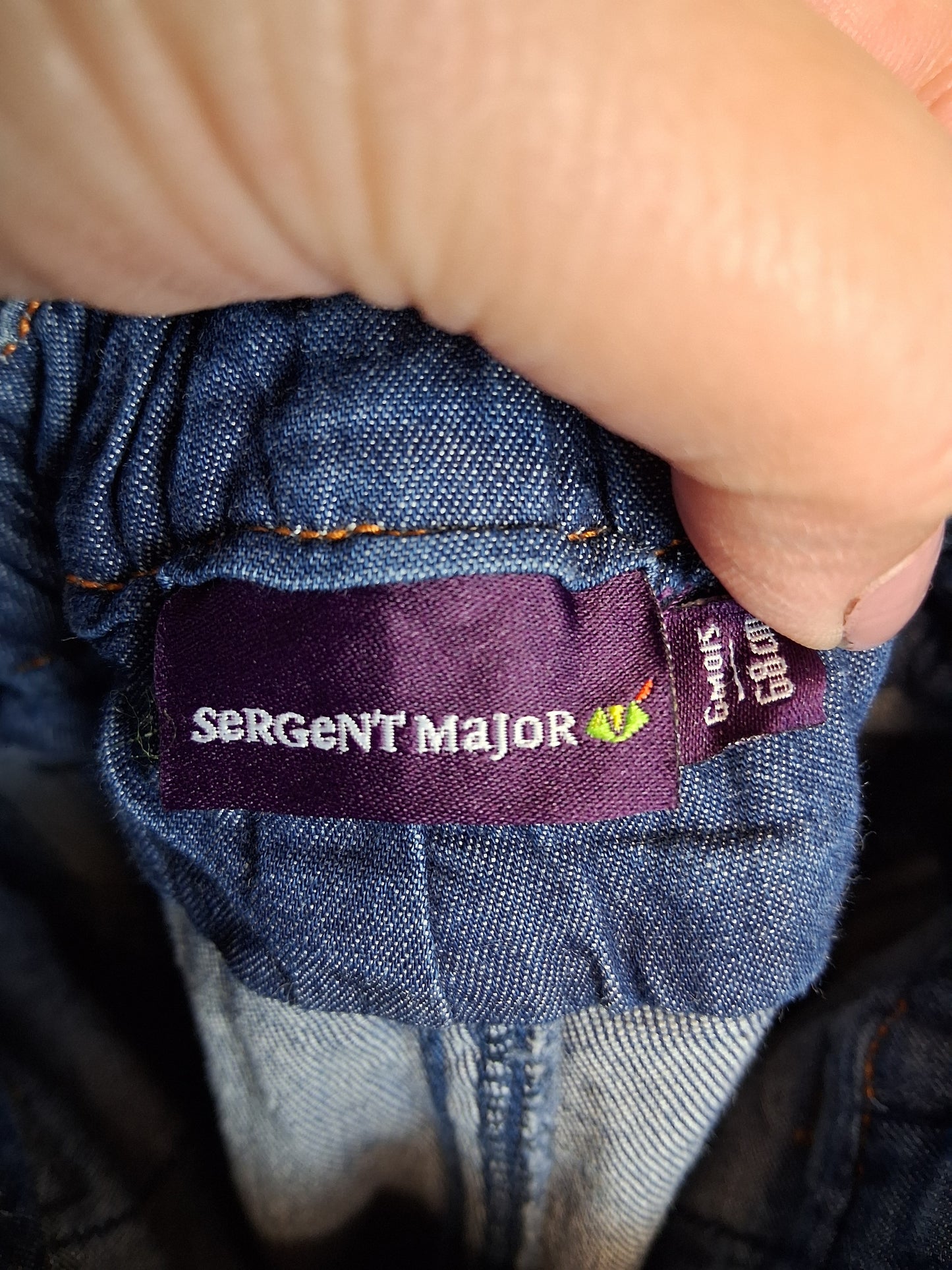 Sergent Major Boys Blue Denim Jeans Age 6 Months