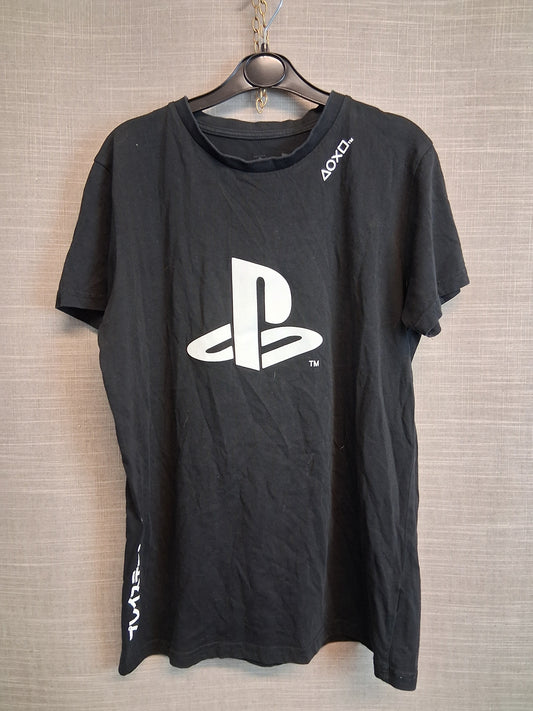 New Look Boys PlayStation T-Shirt Black Short Sleeve Age 12-13 Years