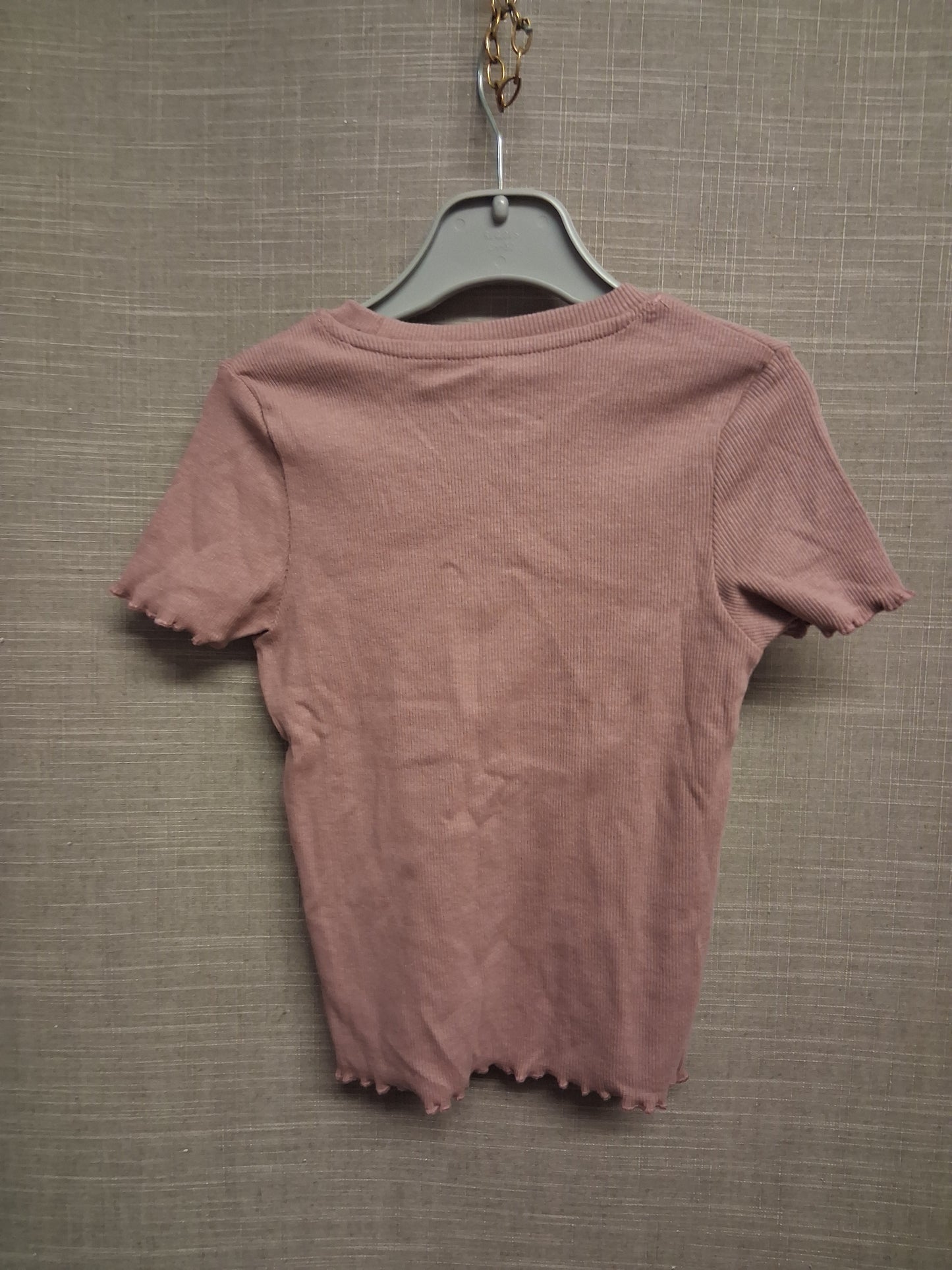 Primark Girls Dusky Pink Short Sleeve T-Shirt Age 4-5 Years New