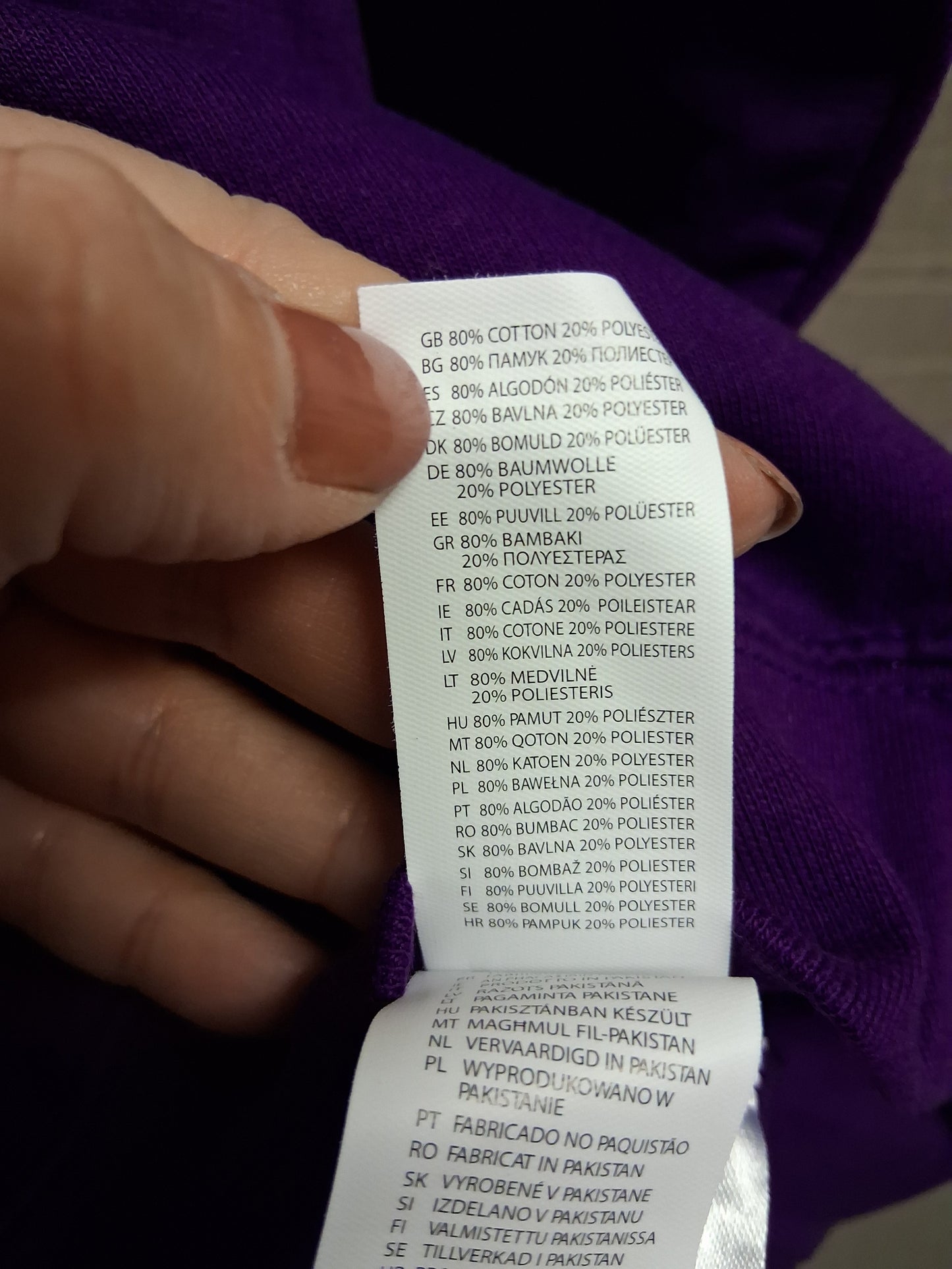 Hot Scamp 'All I Need In Life' Purple Hoodie Age 12-13 Years New