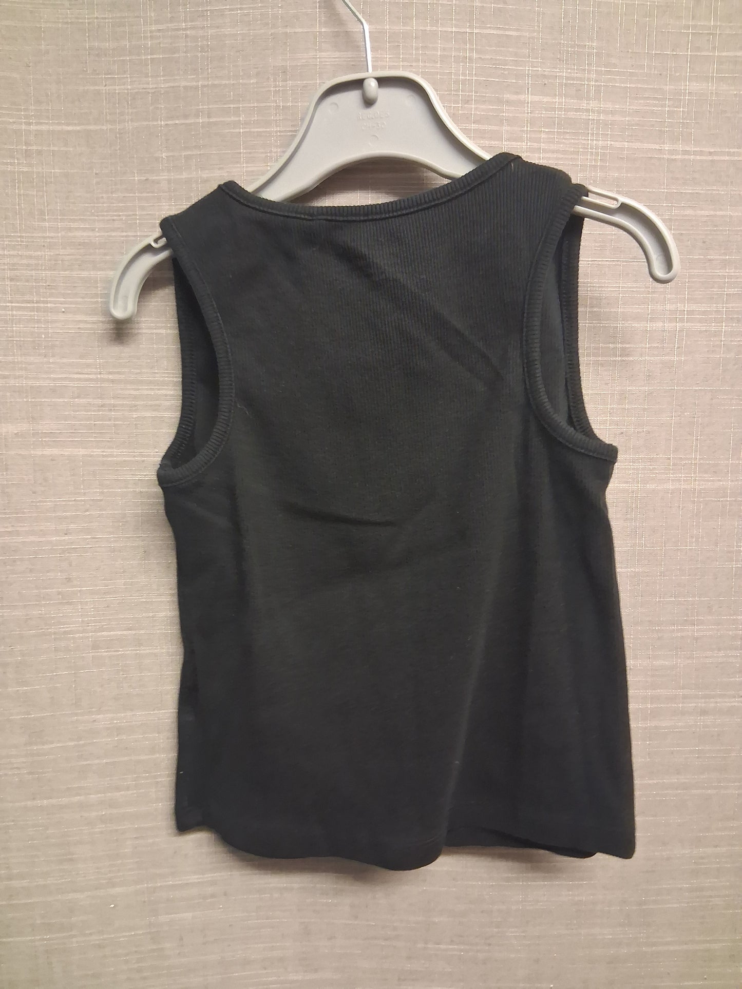 Next Black Ribbed Vest Tank Top Age 9 Years