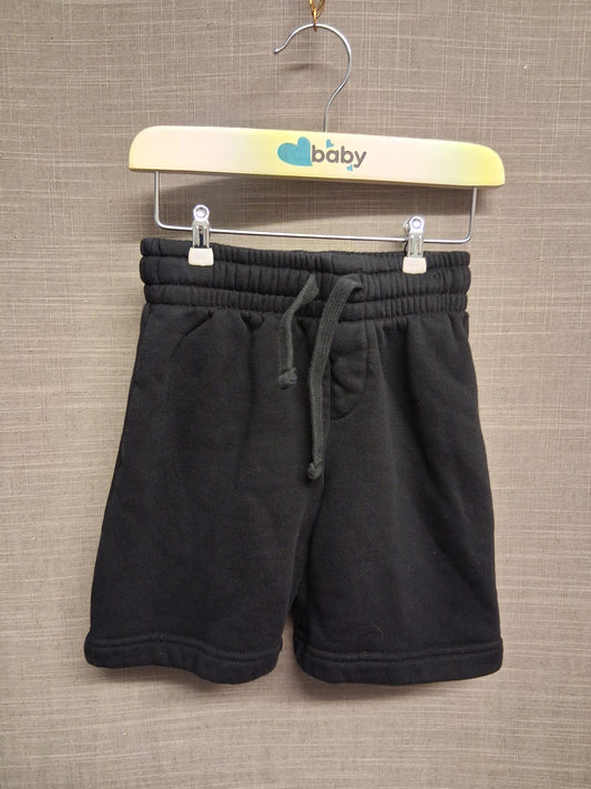 Matalan Boys Black Jersey Shorts Age 5 Years