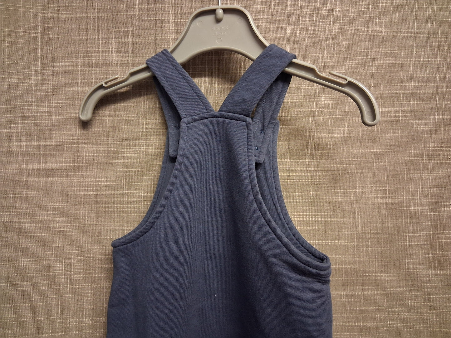 Marks and Spencer Boys Navy Blue Jersey Dungarees Age 3-6 Months