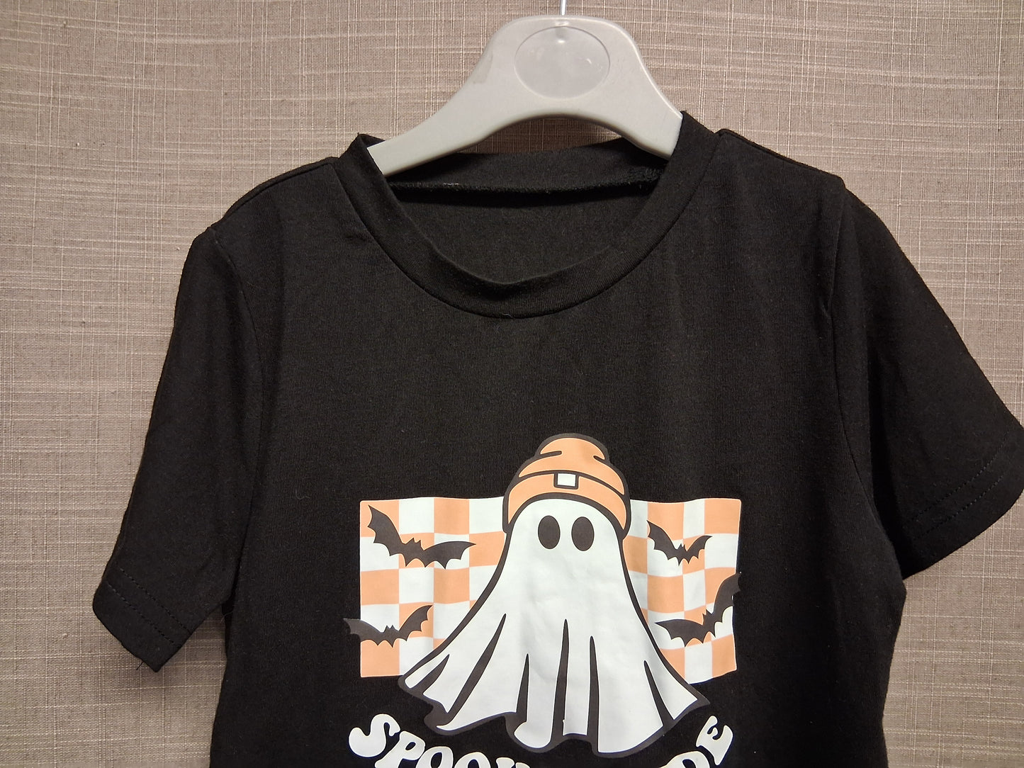Shein Boys Halloween Spooky Dude Short Sleeve T-Shirt Age 6 Years
