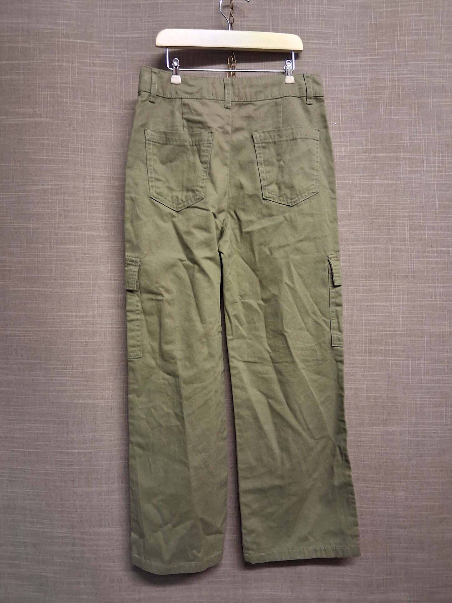 Primark Girls Khaki Cargo Trousers Age 9-10 Years New