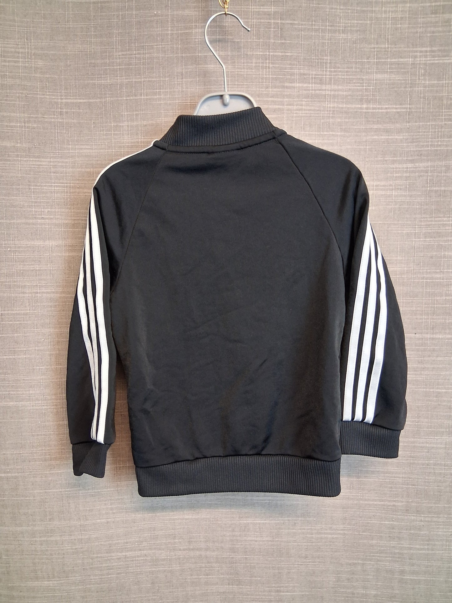 Adidas Boys Full Zip Jacket Age 18-24 Months Black and White